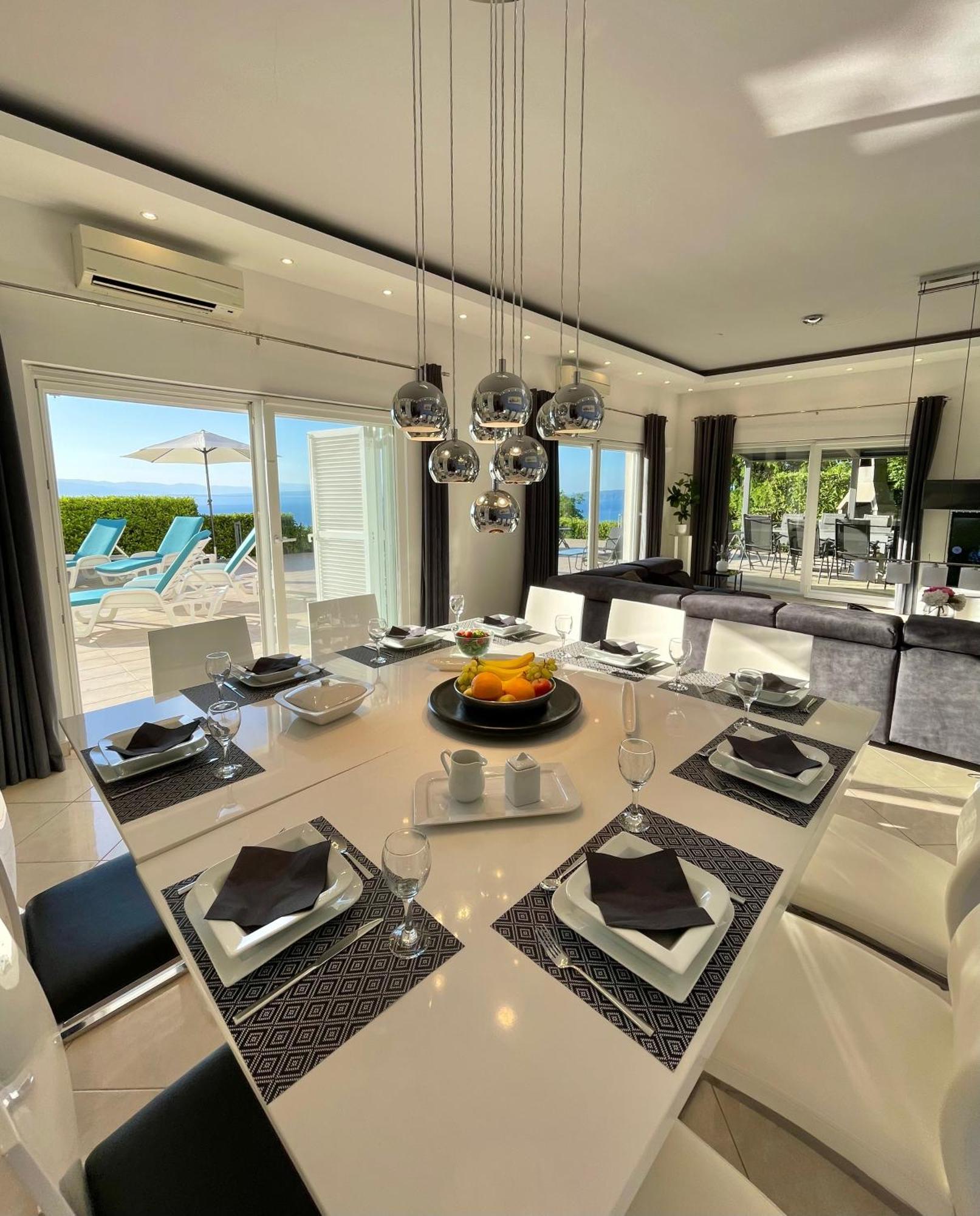 Luxury Villa Eternity - Marvelous Sea View - Box Spring Beds - Opatija-Poljane Exterior foto
