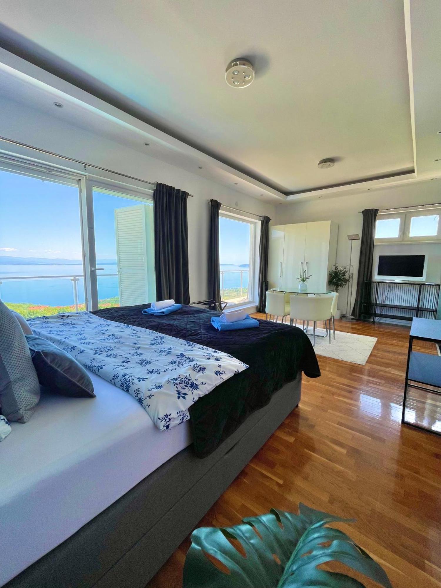 Luxury Villa Eternity - Marvelous Sea View - Box Spring Beds - Opatija-Poljane Exterior foto